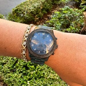 Michael Kors CERAMIC black with black diamonds